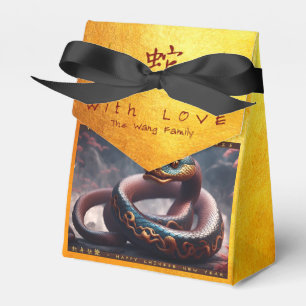 Chinesisches Neujahr der Schlange 2025 Wood TFB2 Geschenkschachtel