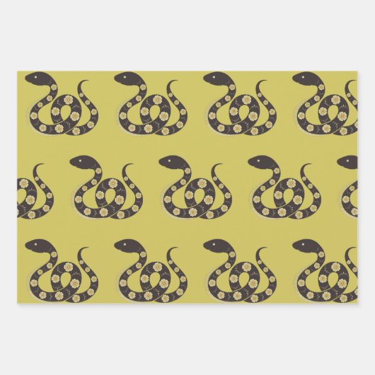 Chinesisches Neujahr der Schlange Geschenkpapier Set (Vorderseite 2)