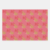 Chinesisches Neujahr der Schlange Symbol Design Geschenkpapier Set (Vorderseite 3)