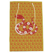 Chinesisches Neujahr der Snake Symbol Geschenktasc Mittlere Geschenktüte (Vorderseite)