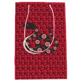 Chinesisches Neujahr der Snake Symbol Geschenktasc Mittlere Geschenktüte (Vorderseite)