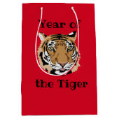 Chinesisches Neujahr der Tiger Design Geschenktasc Mittlere Geschenktüte (Vorderseite)
