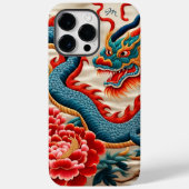 Chinesisches Neujahr des Drachen 2024 Stickerei Case-Mate iPhone Hülle (Rückseite)