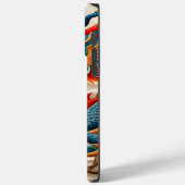 Chinesisches Neujahr des Drachen 2024 Stickerei Case-Mate iPhone Hülle (Rückseite / Links)