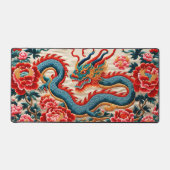 Chinesisches Neujahr des Drachen 2024 "Stickerei" Schreibtischunterlage (Vorderseite)