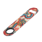 Chinesisches Neujahr des Drachen 2024 "Stickerei" Speed Flaschenöffner (Vorderseite Schrägansicht)