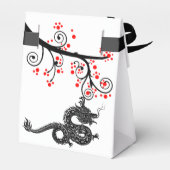 Chinesisches Neujahr des Drachen und der Roten Blü Geschenkschachtel (Rückseite)