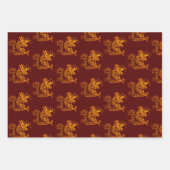 Chinesisches Neujahr des Drachen wählen Farbe B 3W Geschenkpapier Set (Vorderseite 2)