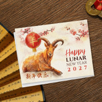 Chinesisches Neujahr des Feuerziegen 2027