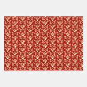 Chinesisches Neujahr des Kaninchens 2023 Geschenkpapier Set (Vorderseite 3)