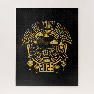 Chinesisches Neujahr des Kaninchens 2023 Puzzle