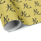 Chinesisches Neujahr des Kaninchensymbols Geschenkpapier (Rolleneckpunkt)