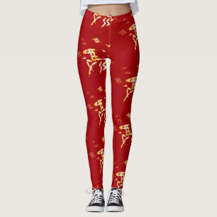 Chinesisches Neujahr des Pferdes 2026 4724 Feuer Leggings