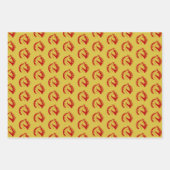 Chinesisches Neujahr des Pferdes - Geschenkpapier Set (Vorderseite)
