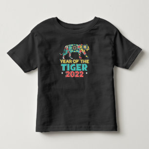 Chinesisches Neujahr des Tiger 2022 - Mandala Kleinkind T-shirt
