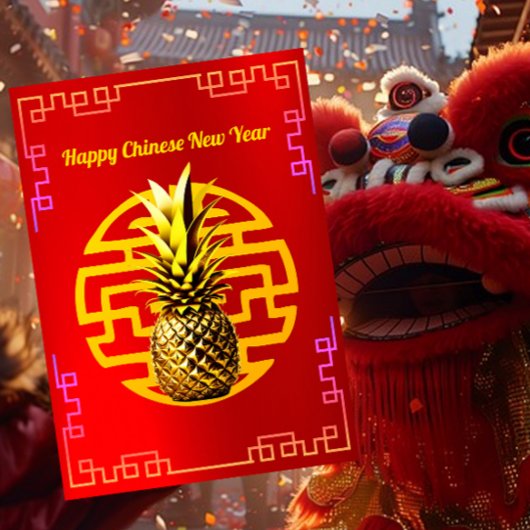 Chinesisches Neujahr Feiertagskarte