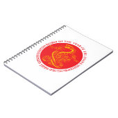 Chinesisches Neujahr Geboren im Jahr der Schlange Notizblock (Linke Seite)