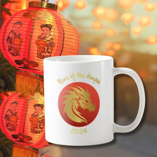Chinesisches Neujahr Geboren im Jahr des Drachen Kaffeetasse