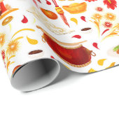 Chinesisches Neujahr Geschenkpapier (Rolleneckpunkt)