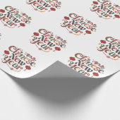 Chinesisches Neujahr Geschenkpapier (Ecke)