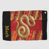 Chinesisches Neujahr Golfhandtuch (Horizontal)