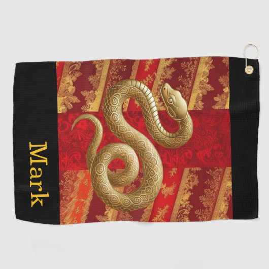 Chinesisches Neujahr Golfhandtuch (Horizontal)