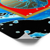 Chinesisches Neujahr - Jahr der Schlange 2013 Poster (Ecke)