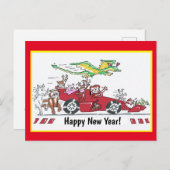 Chinesisches Neujahr - Jahr der Tiger-Postkarte Postkarte (Vorne/Hinten)