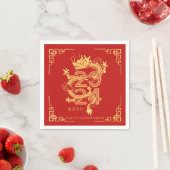 Chinesisches Neujahr | Jahr des Drachen Serviette (Beispiel)