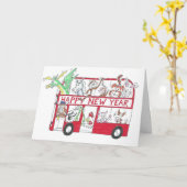 Chinesisches Neujahr - Jahr des Ochsen Karte (Gelbe Blume)