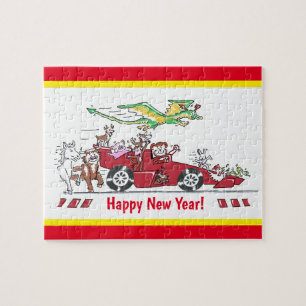 Chinesisches Neujahr - Jahr des Tiger Jigsaw Jigsa Puzzle