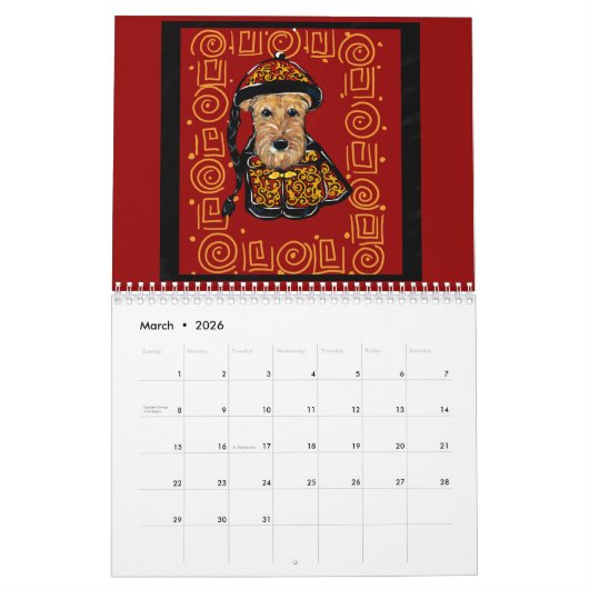 CHINESISCHES NEUJAHR KALENDER (Mär 2026)