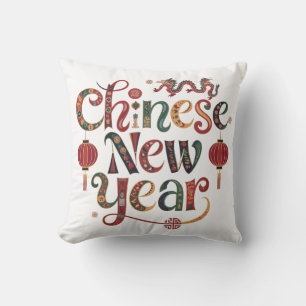 Chinesisches Neujahr Kissen