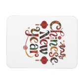 Chinesisches Neujahr Magnet (Horizontal)