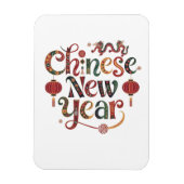 Chinesisches Neujahr Magnet (Vertikal)