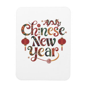 Chinesisches Neujahr Magnet