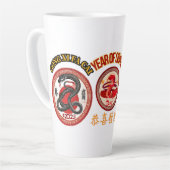 CHINESISCHES NEUJAHR MILCHTASSE (Linke Ecke)