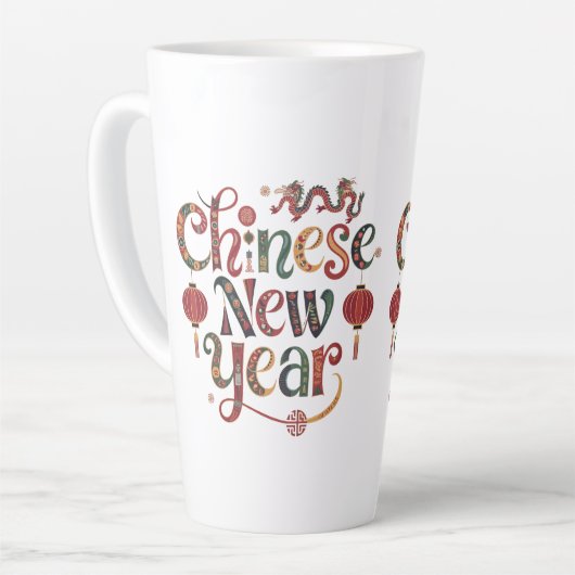 Chinesisches Neujahr Milchtasse (Linke Ecke)