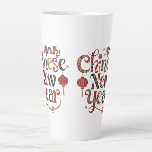 Chinesisches Neujahr Milchtasse (Vorderseite)