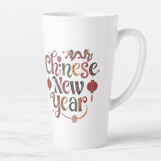 Chinesisches Neujahr Milchtasse (Rechts)