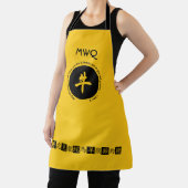 CHINESISCHES NEUJAHR | Monogramm YELLOW | Jahr Ox Schürze (InSitu)