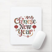 Chinesisches Neujahr Mousepad (Mit Mouse)