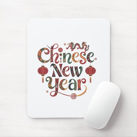 Chinesisches Neujahr Mousepad (Mit Mouse)