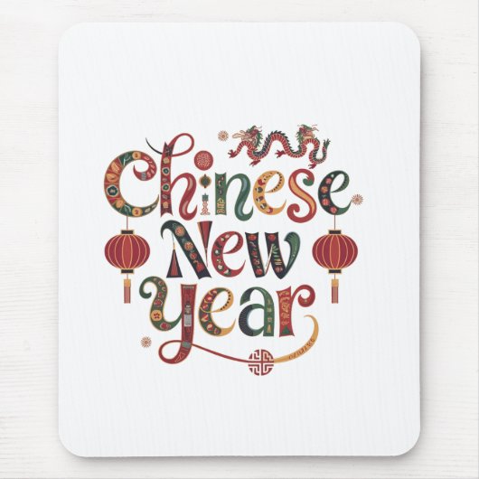 Chinesisches Neujahr Mousepad (Vorne)