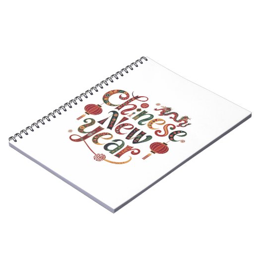 Chinesisches Neujahr Notizblock (Linke Seite)