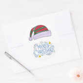 CHINESISCHES NEUJAHR RUNDER AUFKLEBER (Umschlag)