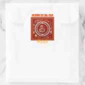 CHINESISCHES NEUJAHR RUNDER AUFKLEBER (Tasche)