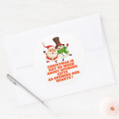 CHINESISCHES NEUJAHR RUNDER AUFKLEBER (Umschlag)