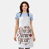 Chinesisches Neujahr Schürze (Getragen)