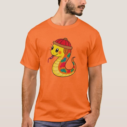 Chinesisches NEUJAHR (SNAKE) T-Shirt (Vorderseite)